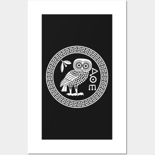 Owl of Athena Posters and Art